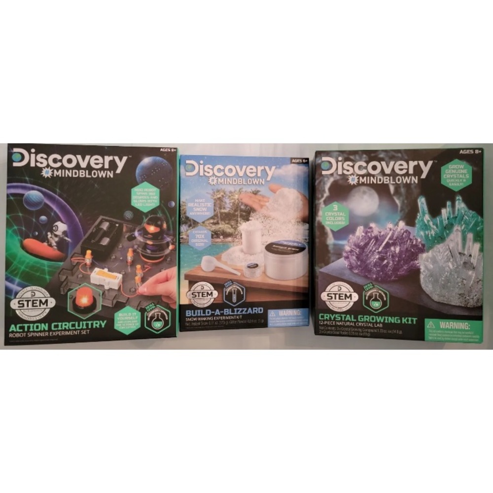 Discovery STEM Mindblown Action Circuitry Build A Blizzard Crystal Growing Kit